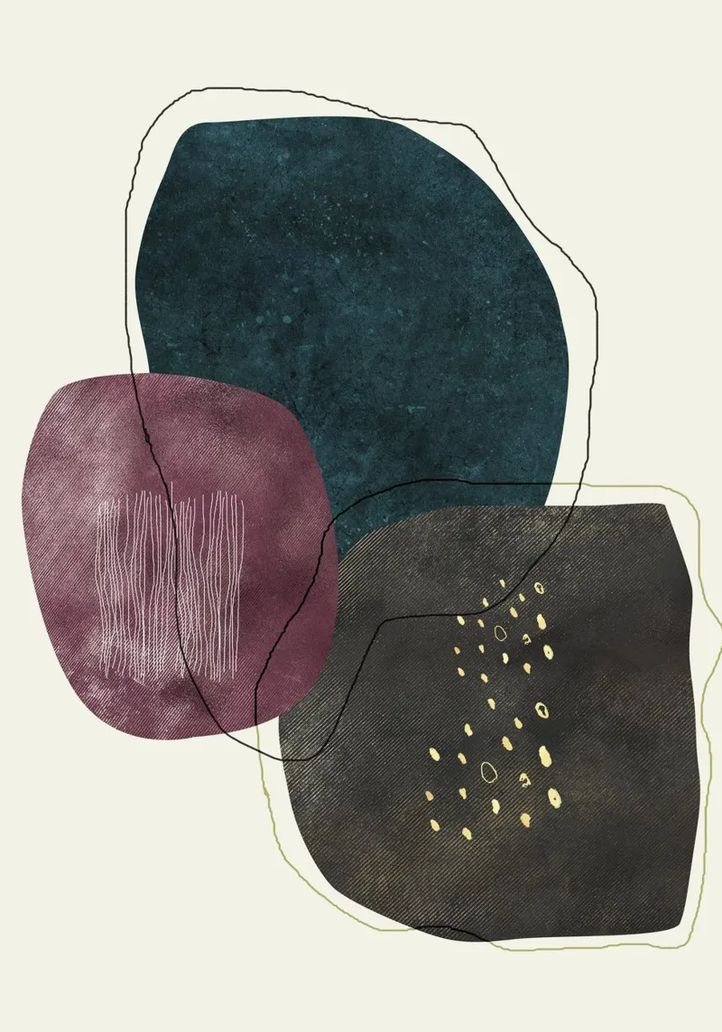 abstract boho art pellicola backlit da vintageshop