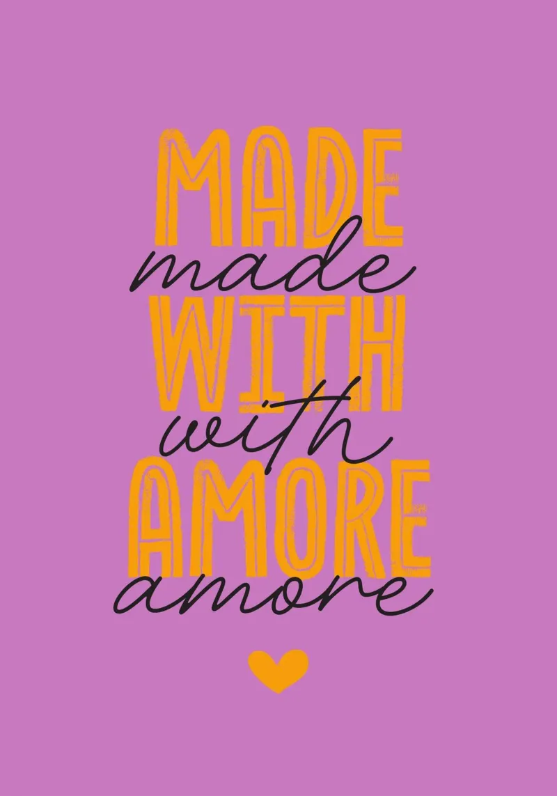 Made with amore carta hahnemühle da Fraysein Design