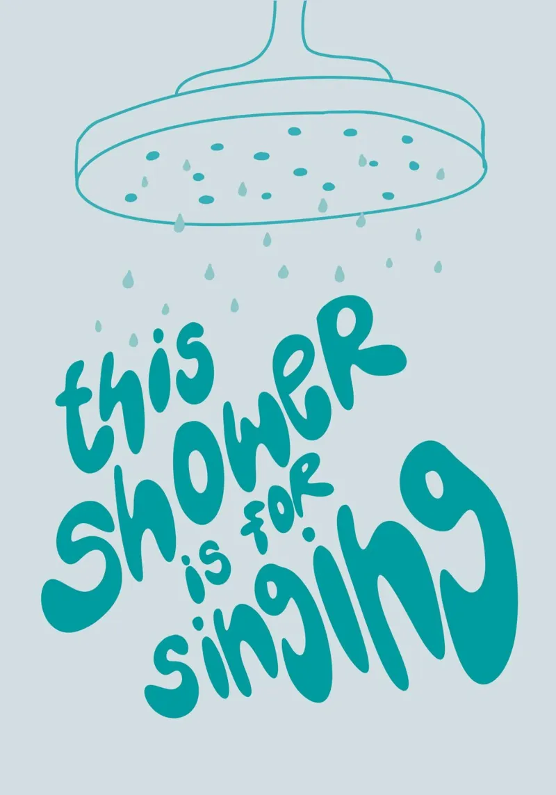this shower is for singing carta hahnemühle da STOLZE GRAFIK