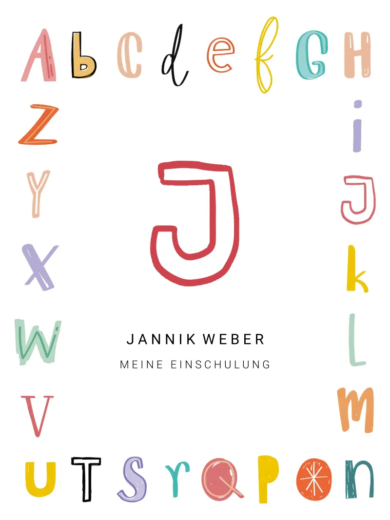Alphabet poster da Kartenliebe