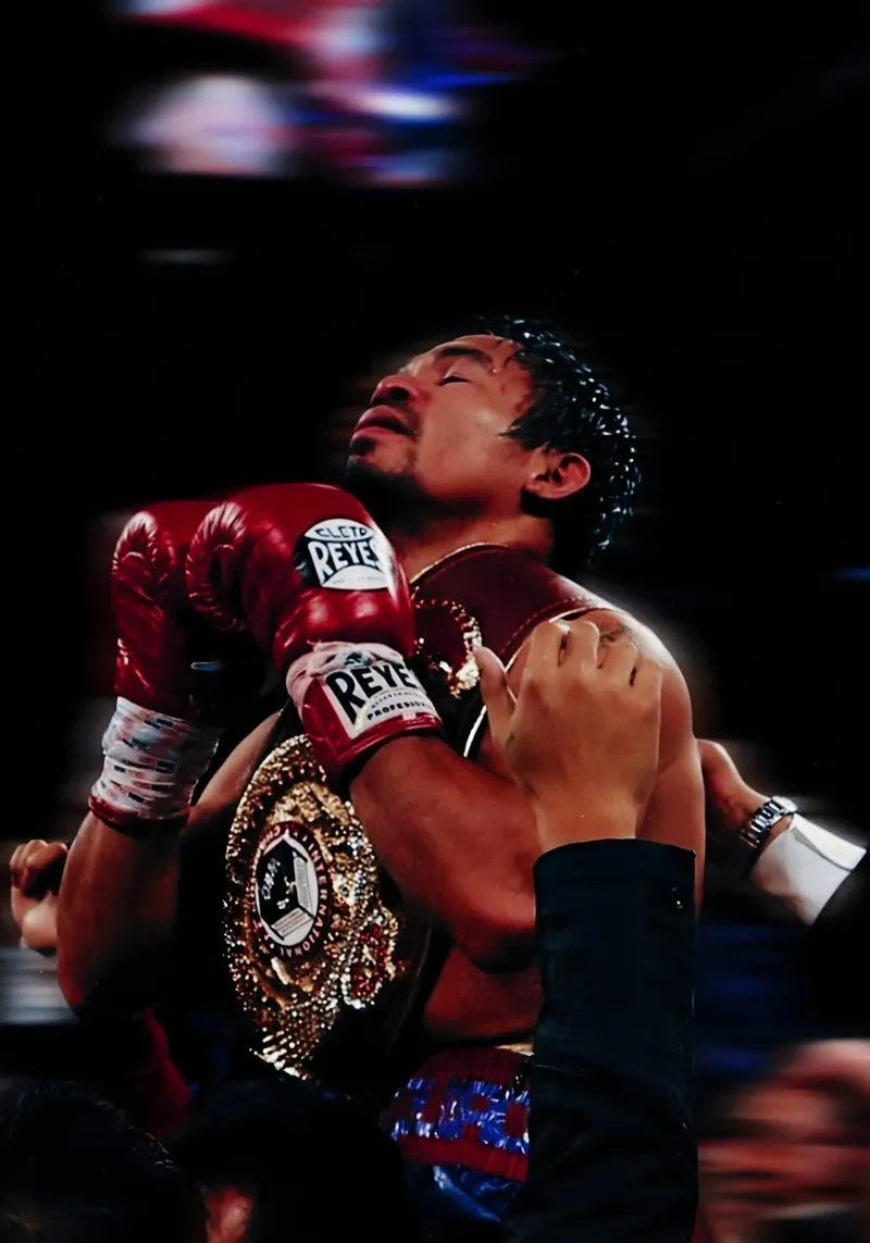 Manny Pacquiao carta hahnemühle da Low poly art