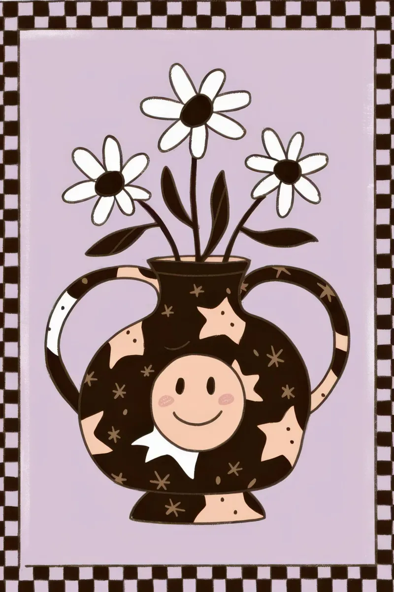 Monkey Business poster con telaio in legno da Sentinel Glow