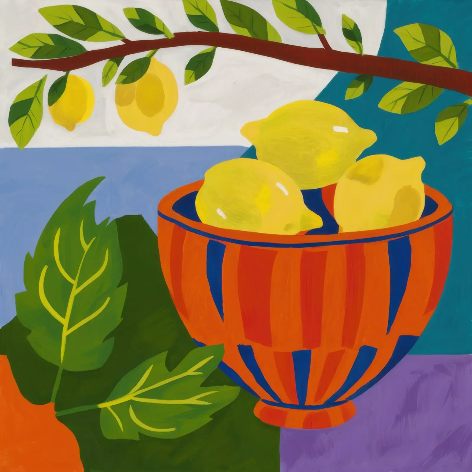 Cosecha del limonero lámina retroiluminada de Arcane Lines
