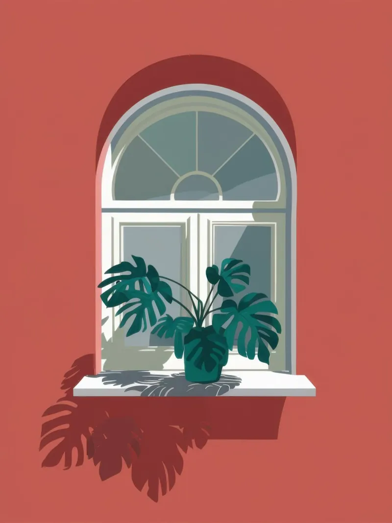 Sanctuary Window View hahnemühle by Hollow Years