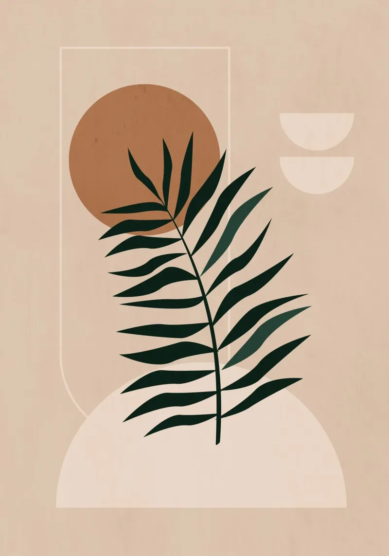 Equilibrio botanico pellicola backlit da LeaDArt