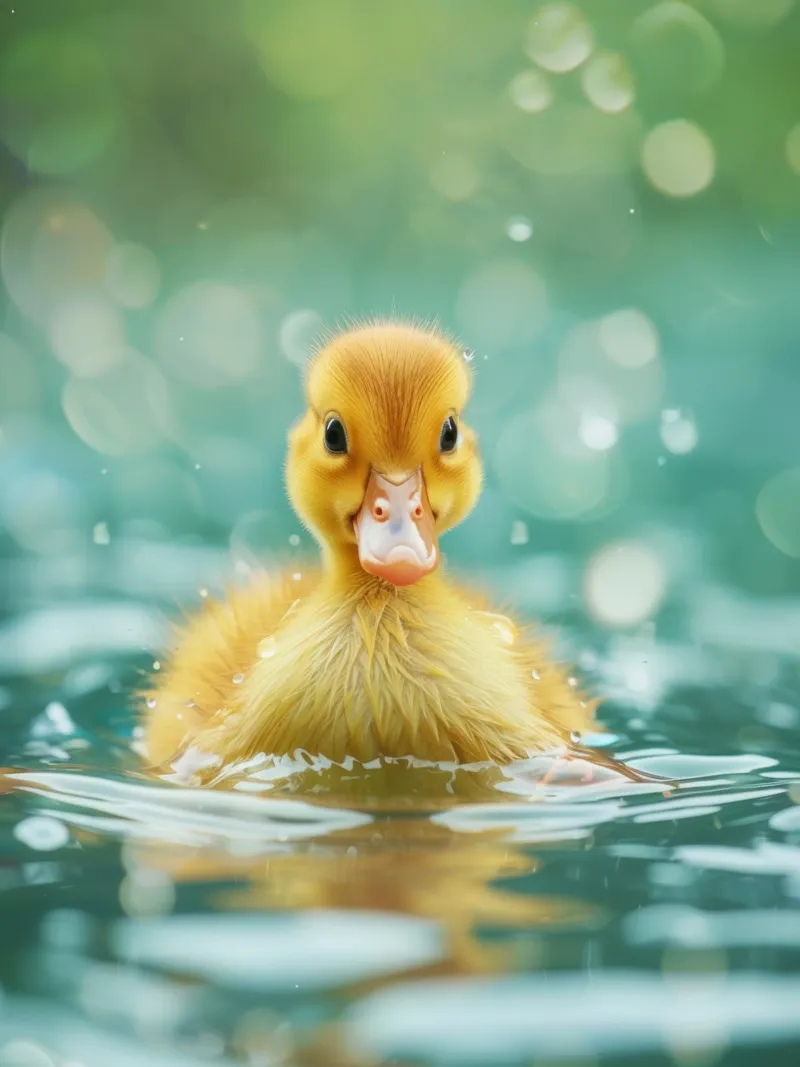 Bubbling Duckling Gaze Hahnemühle von DesignDoodle