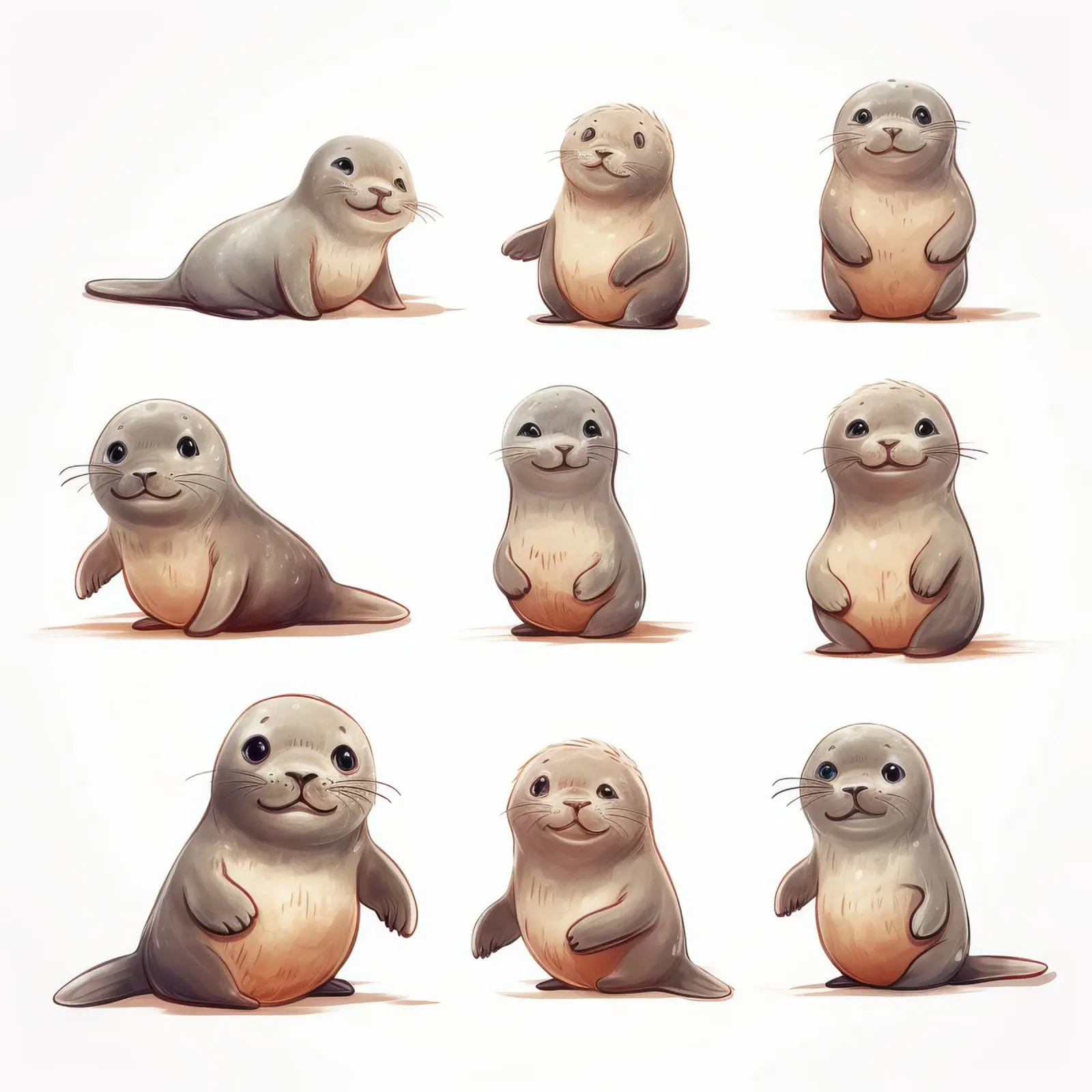 Pandilla Retro Seal metacrilato de Funny Animals