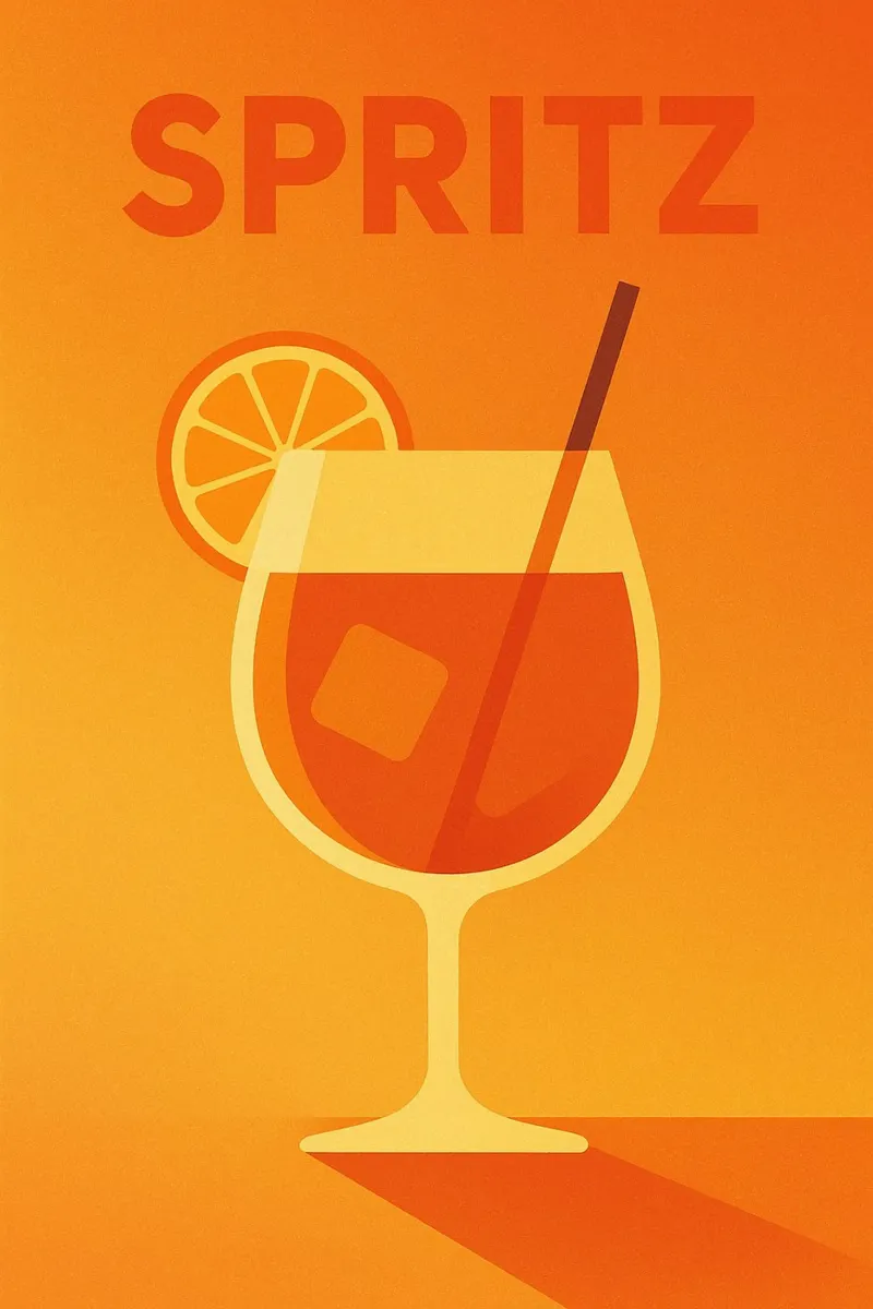 SPRITZ - Un assaggio d'estate su manifesto pellicola backlit da Boissons - Affiches & posters - Retro