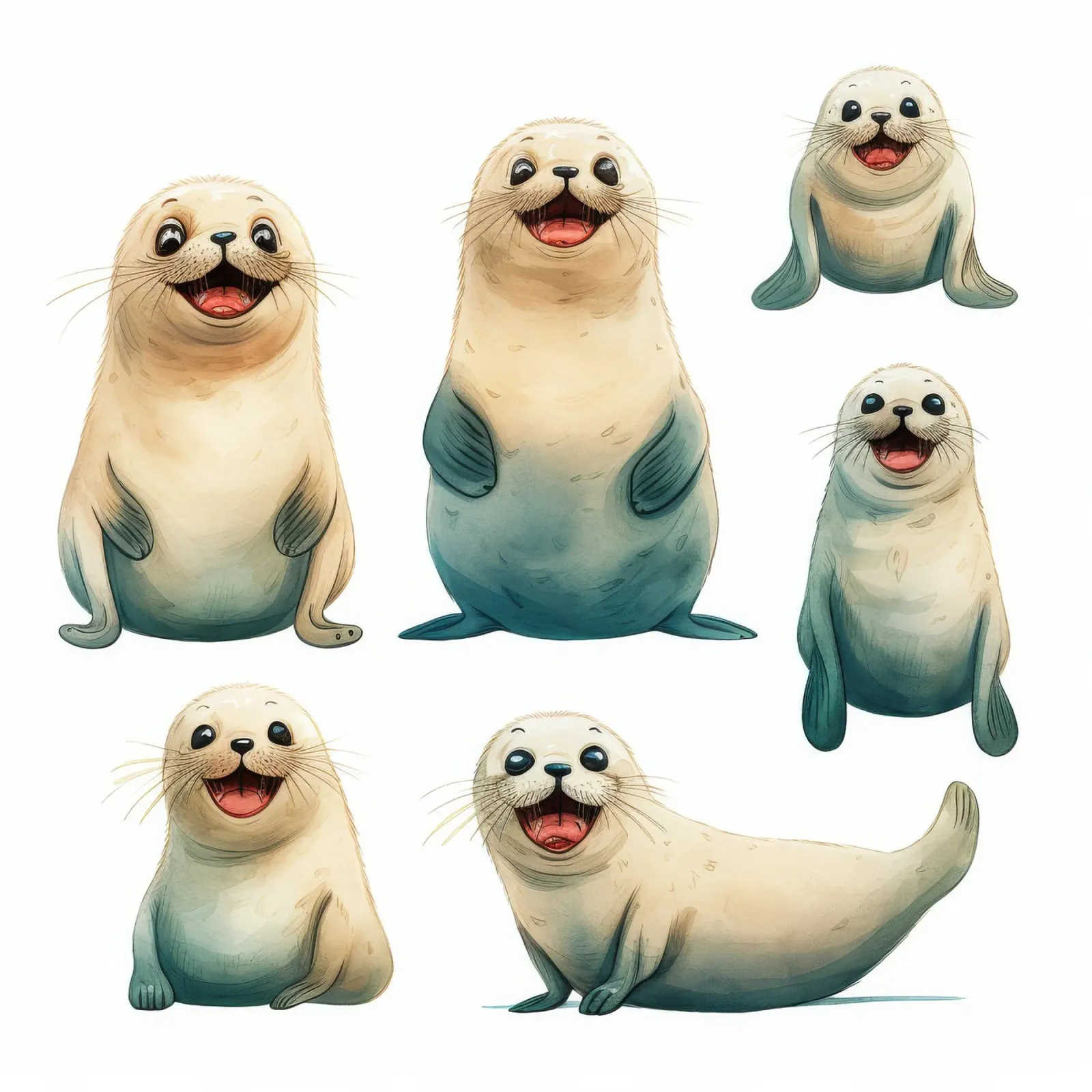 Pandilla Retro Seal metacrilato de Funny Animals