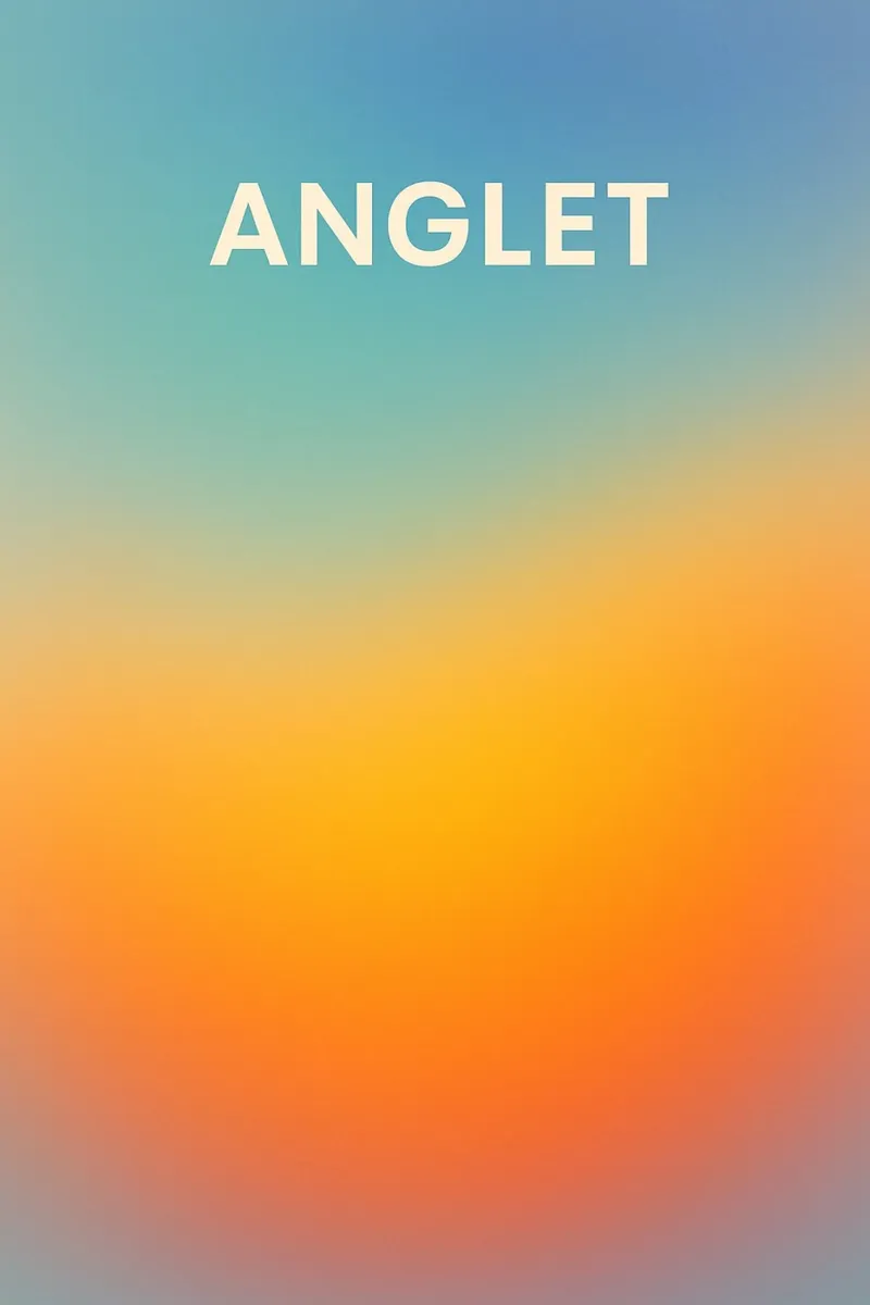 ANGLET - The gradient of a dreamy Basque coastline hahnemühle by JETLAG | affiches voyage