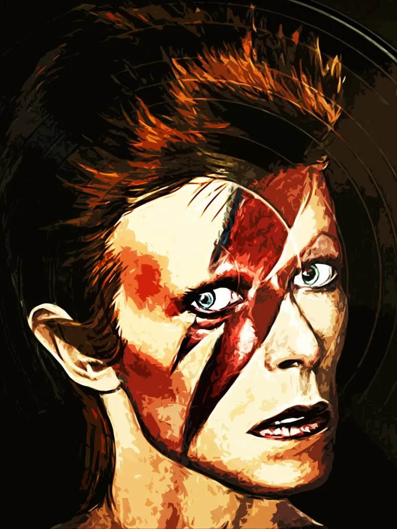 David Bowie 9 Kunst Hahnemühle von music soul