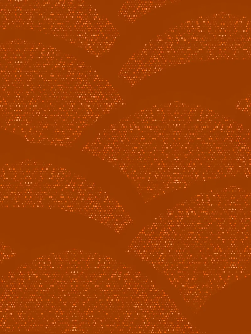 Sparkling Hills Rust Orange canvas by SilverPegasus