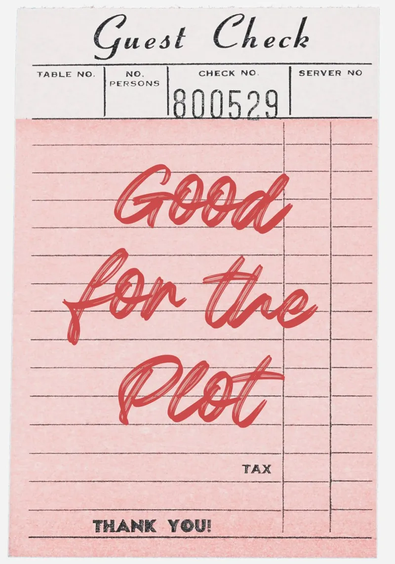 Good For The Plot: Retro Pink Guest Check Art hahnemühle by homdeco