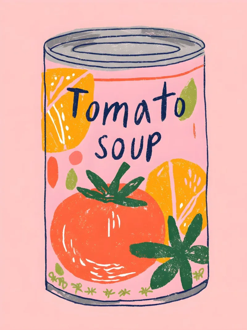 Tomato Soup pellicola backlit da Gypsy Galleria