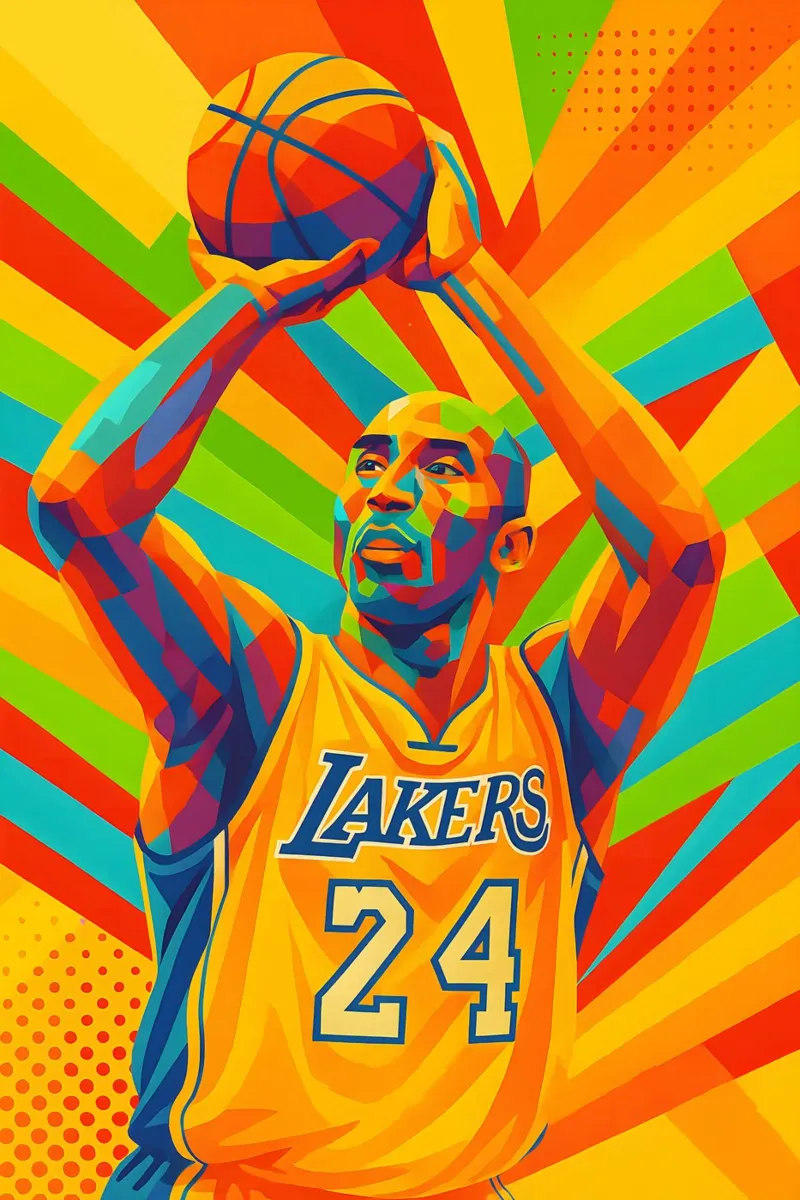 Kobe Bryant plexiglass da BONANZA