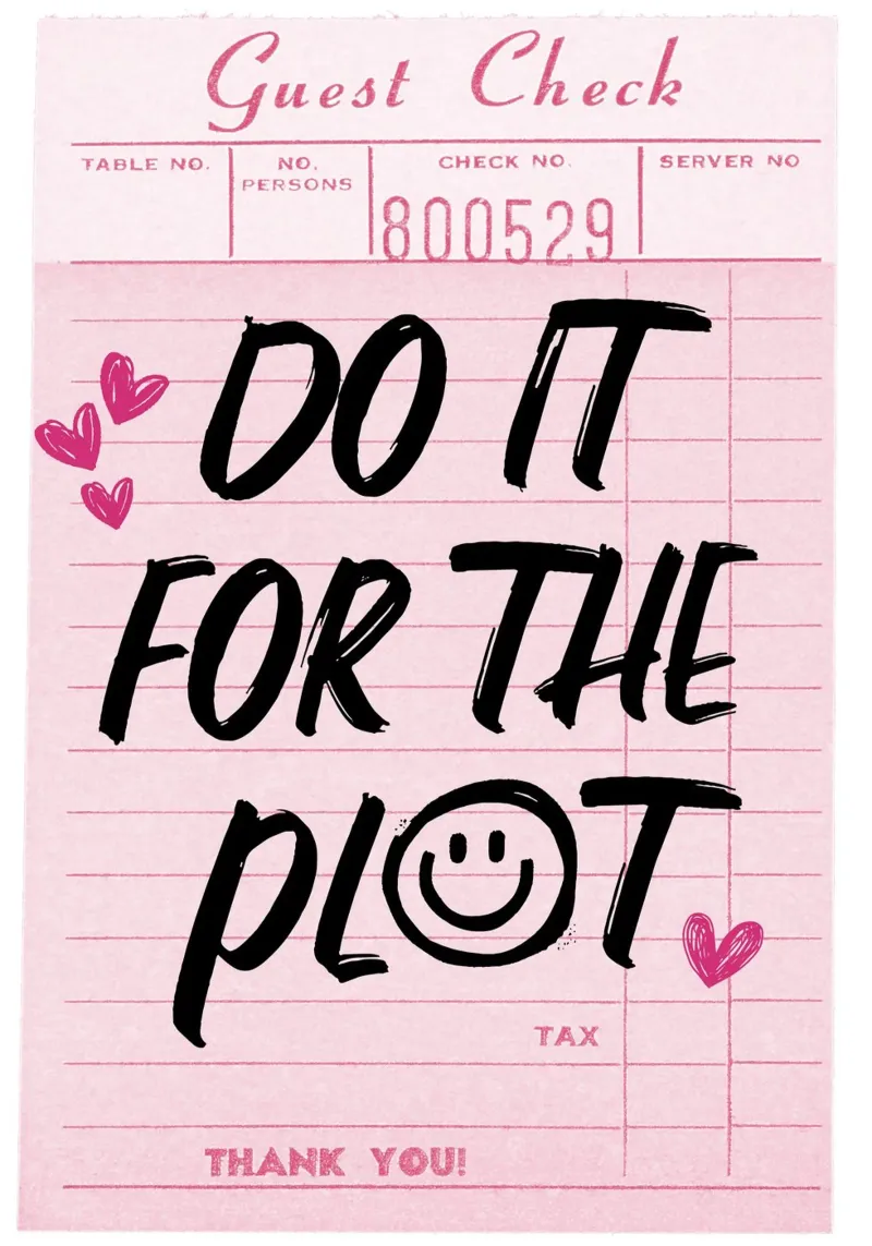 Stampa d'arte "Do It For The Plot" (Fallo per la trama) carta hahnemühle da homdeco