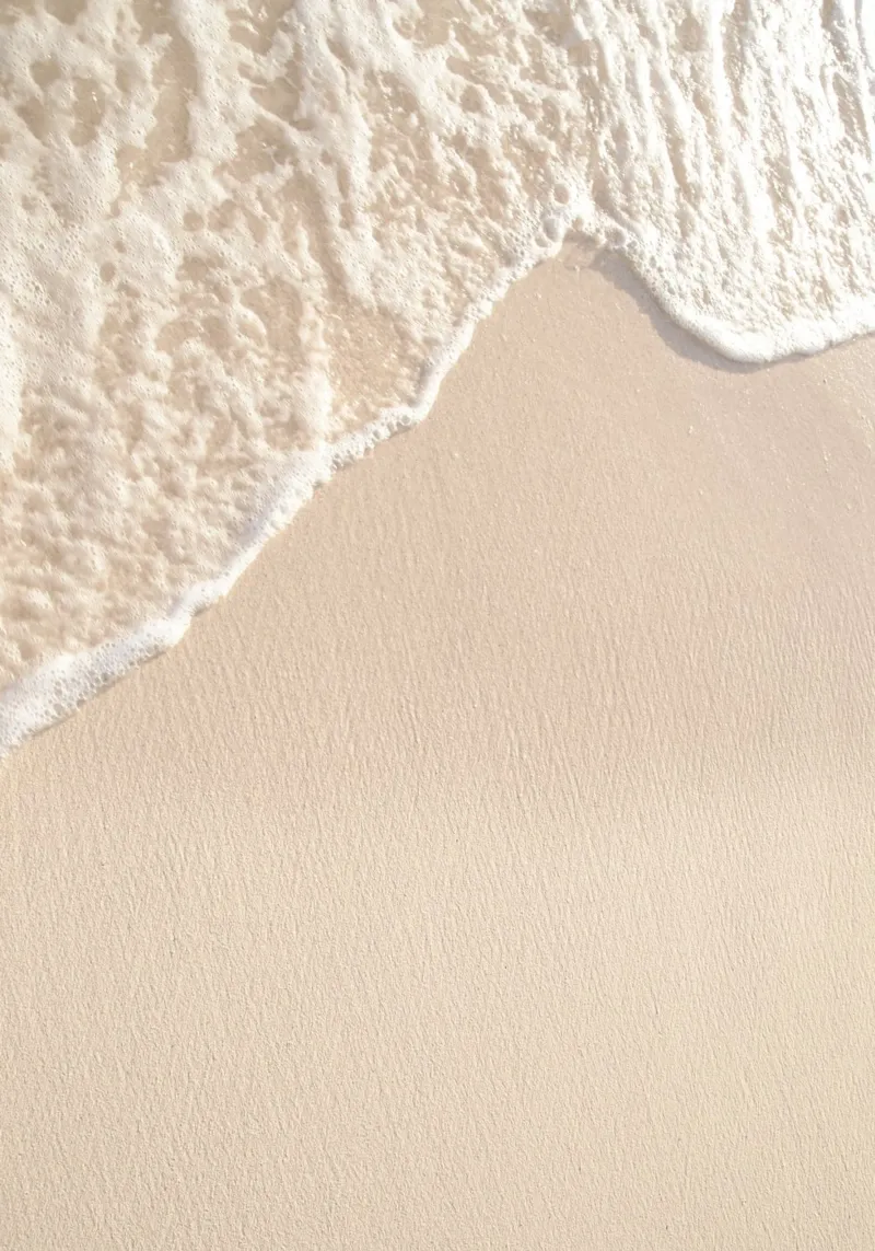 Douce vague de l'océan Minimaliste Plage Sable Art hahnemühle de dawnthesea