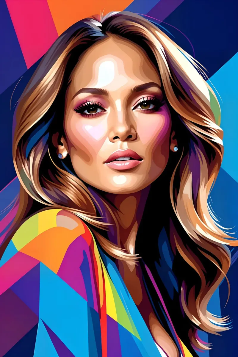 Jennifer Lopez acrylic glass by BONANZA