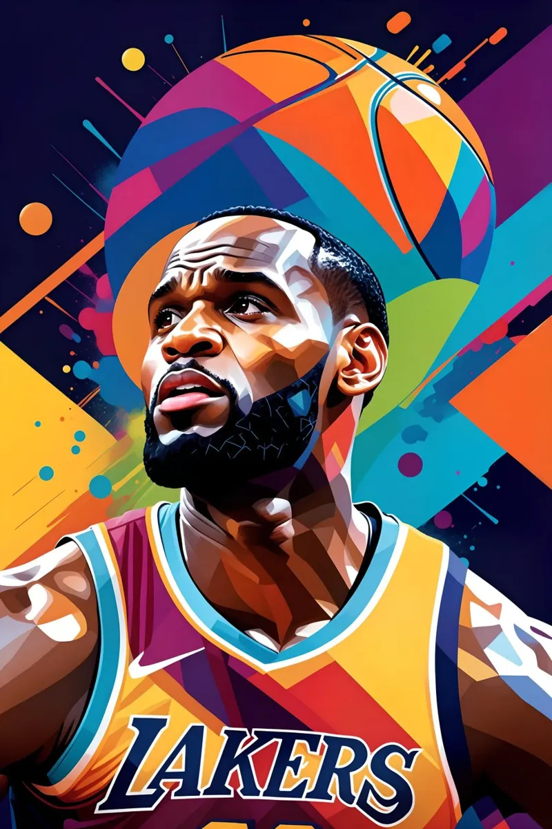 Lebron James pellicola backlit da BONANZA