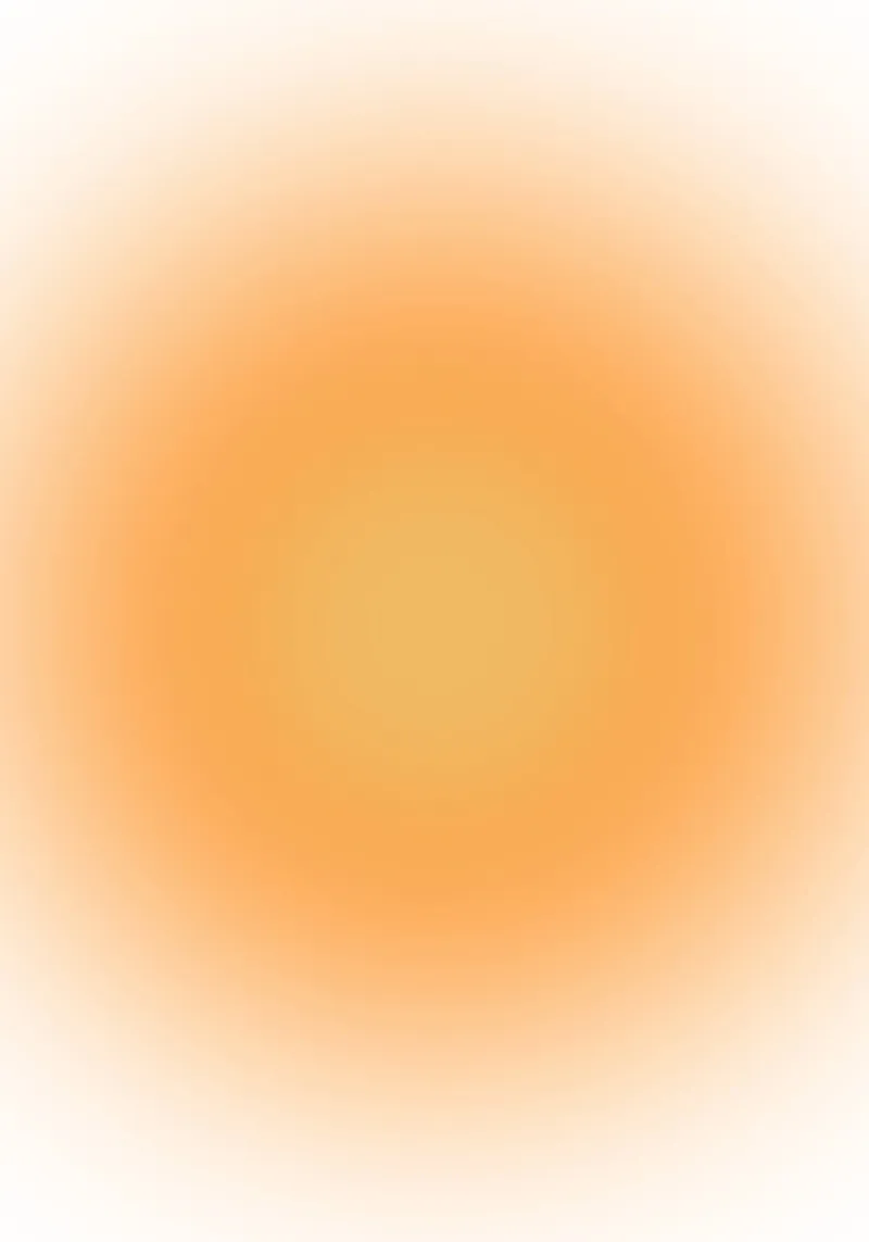 Soft Orange Aura Gradient Calm Abstract Art hahnemühle by dawnthesea