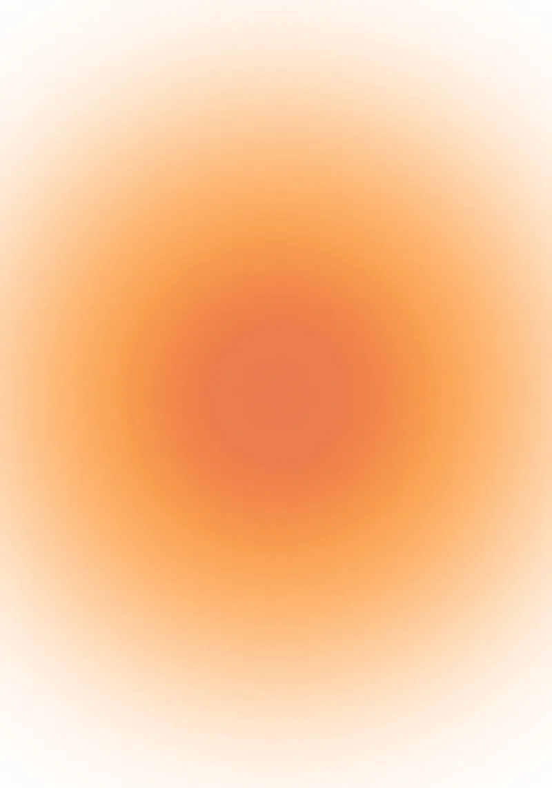 Warm Coral Aura Gradient Abstract Art Print hahnemühle by dawnthesea