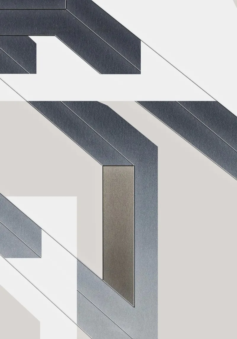 abstract geometric gray continuous pellicola backlit da vintageshop