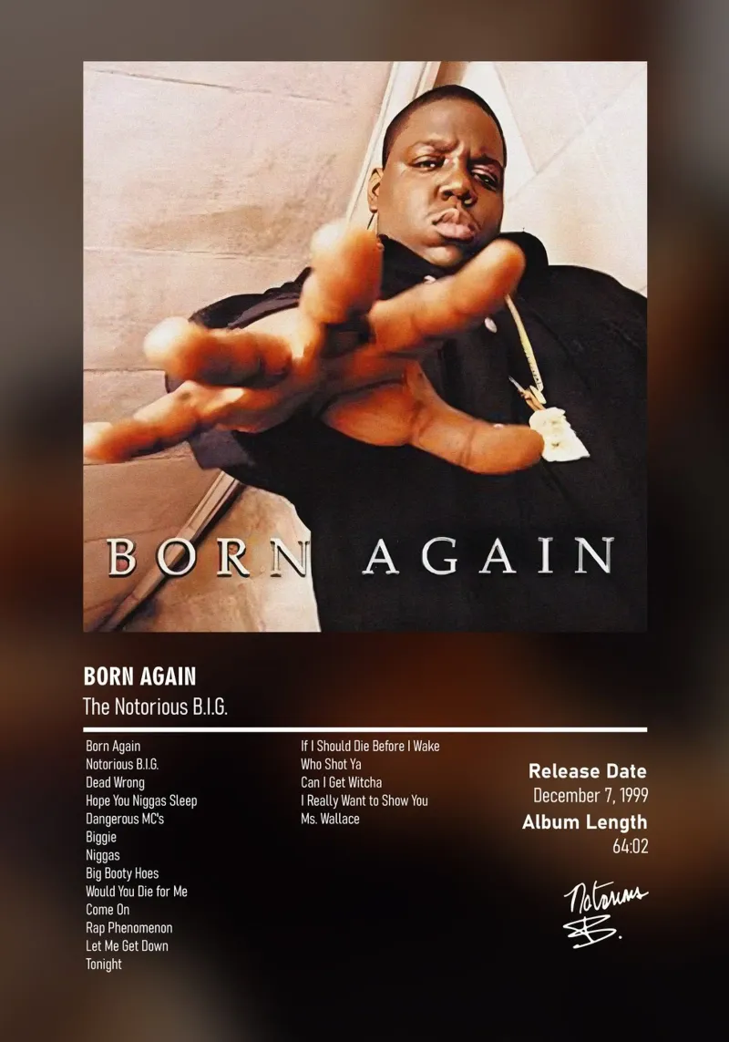 Born Again By The Notorious B.I.G. pellicola backlit da DGUnder