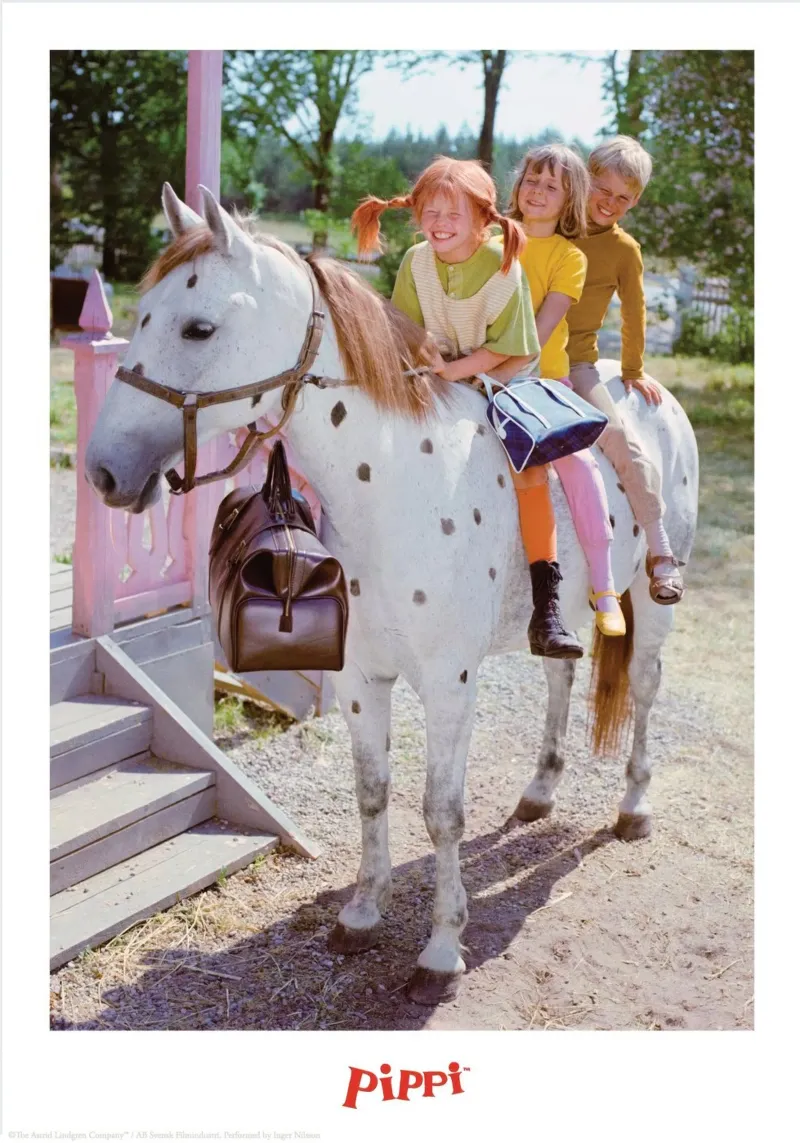 Pippi Calzelunghe, Annika e Tommy pellicola backlit da Earl Beeman