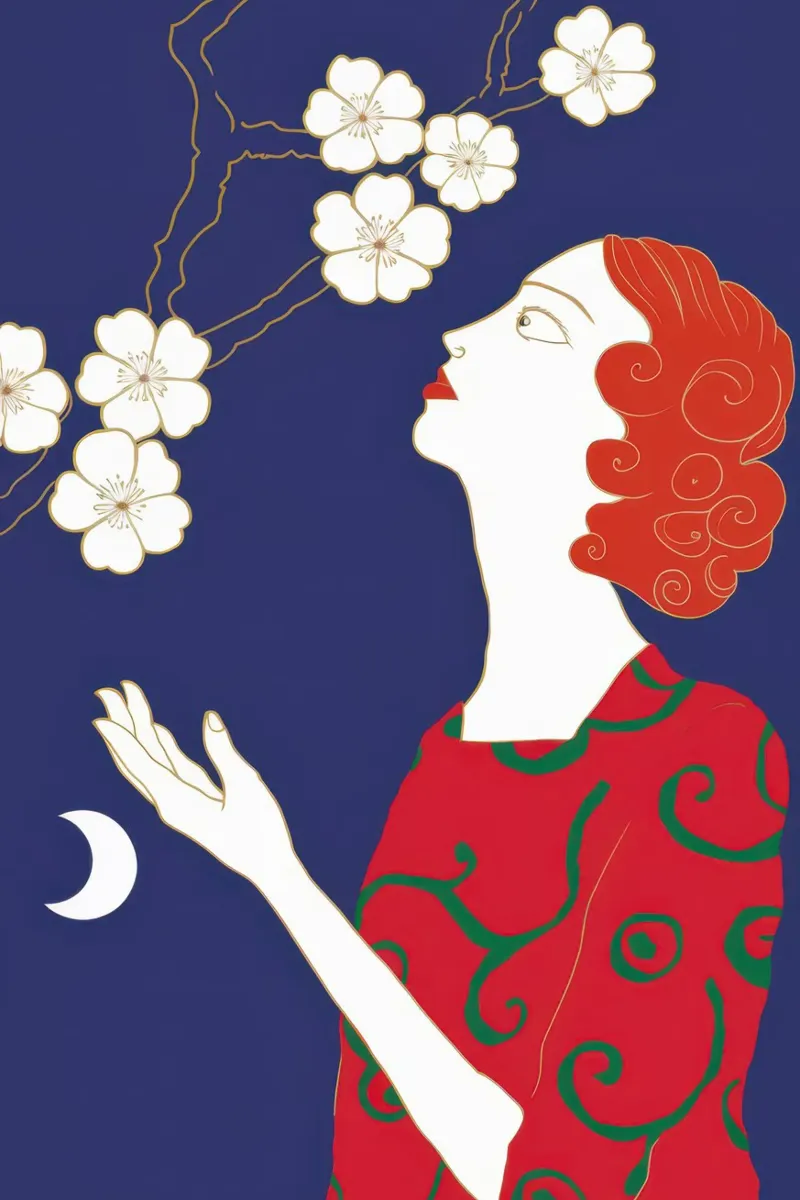 Sguardo di fiori celesti poster da Hollow Years