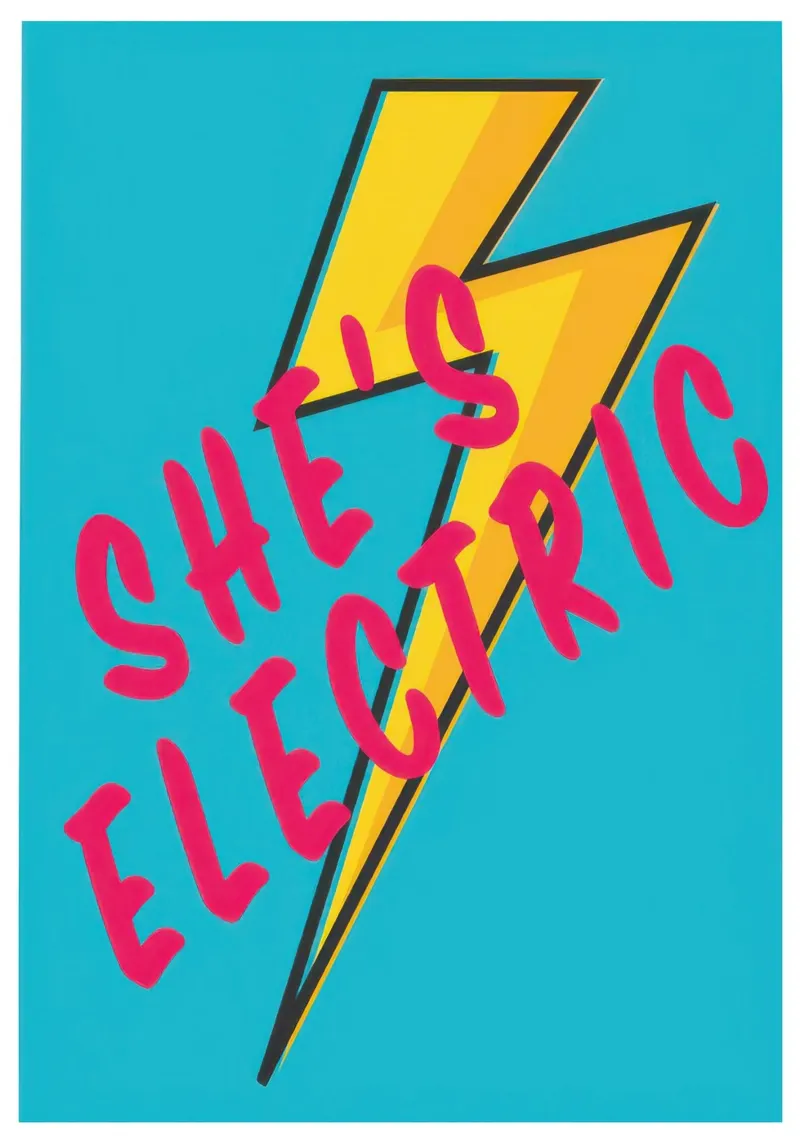 Ze is elektrisch backlit folie van muench benjamin