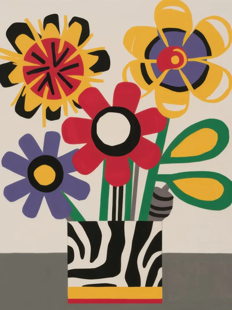 Grafik Gartenfreuden Poster von Arcane Lines