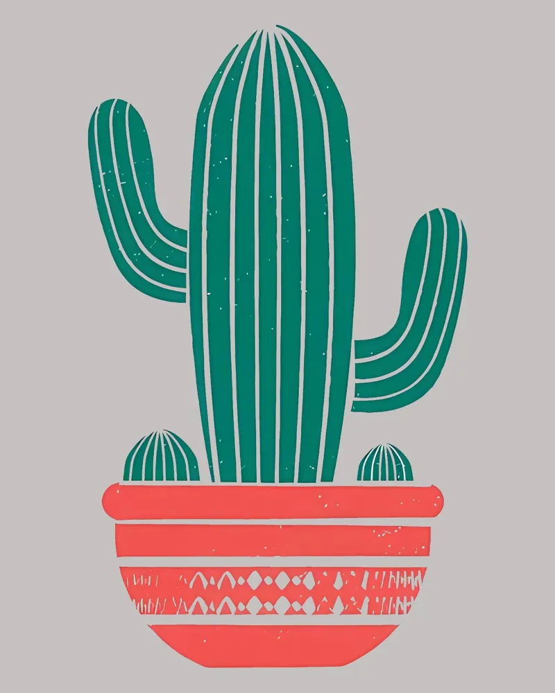Cactus pellicola backlit da Jose