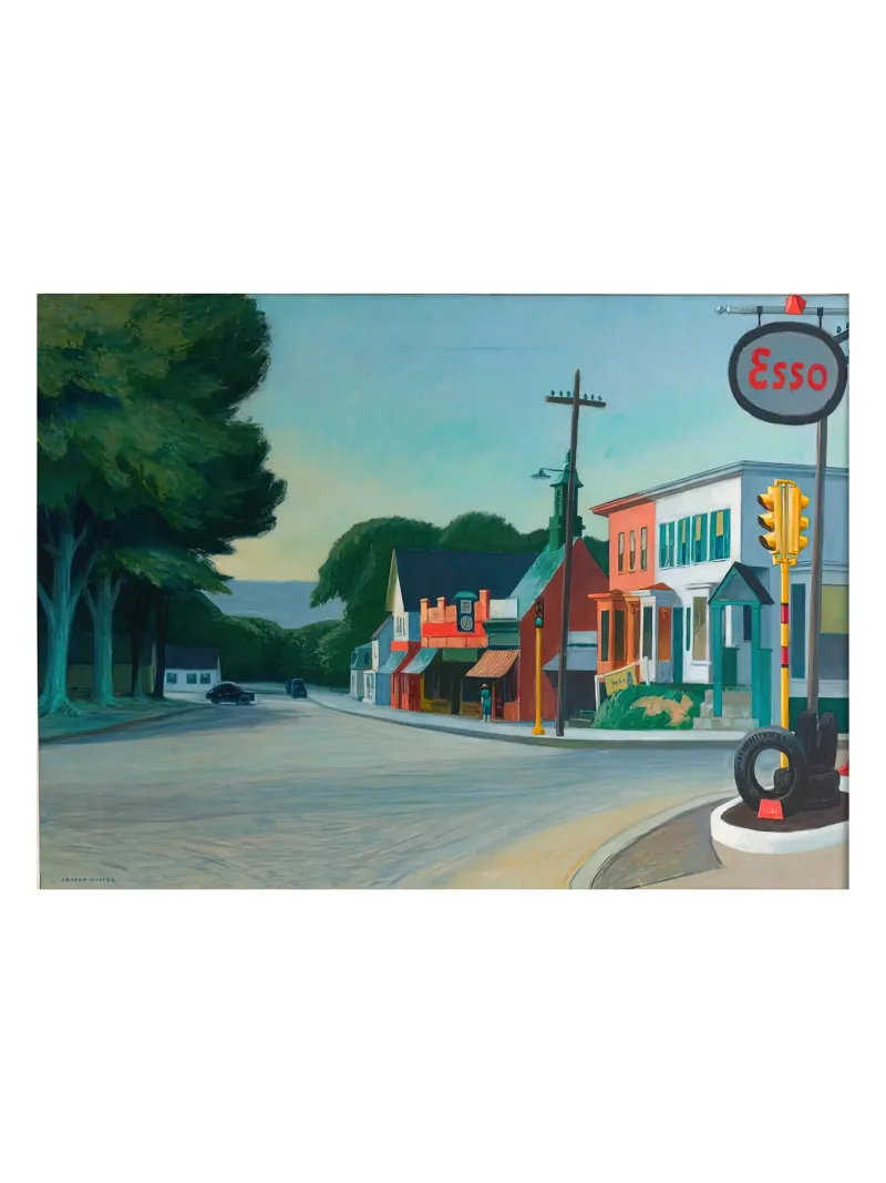 Station poster avec cadre en aluminium de ART BEST