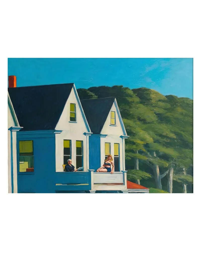 HOPPER ZONLICHT canvas van ART BEST