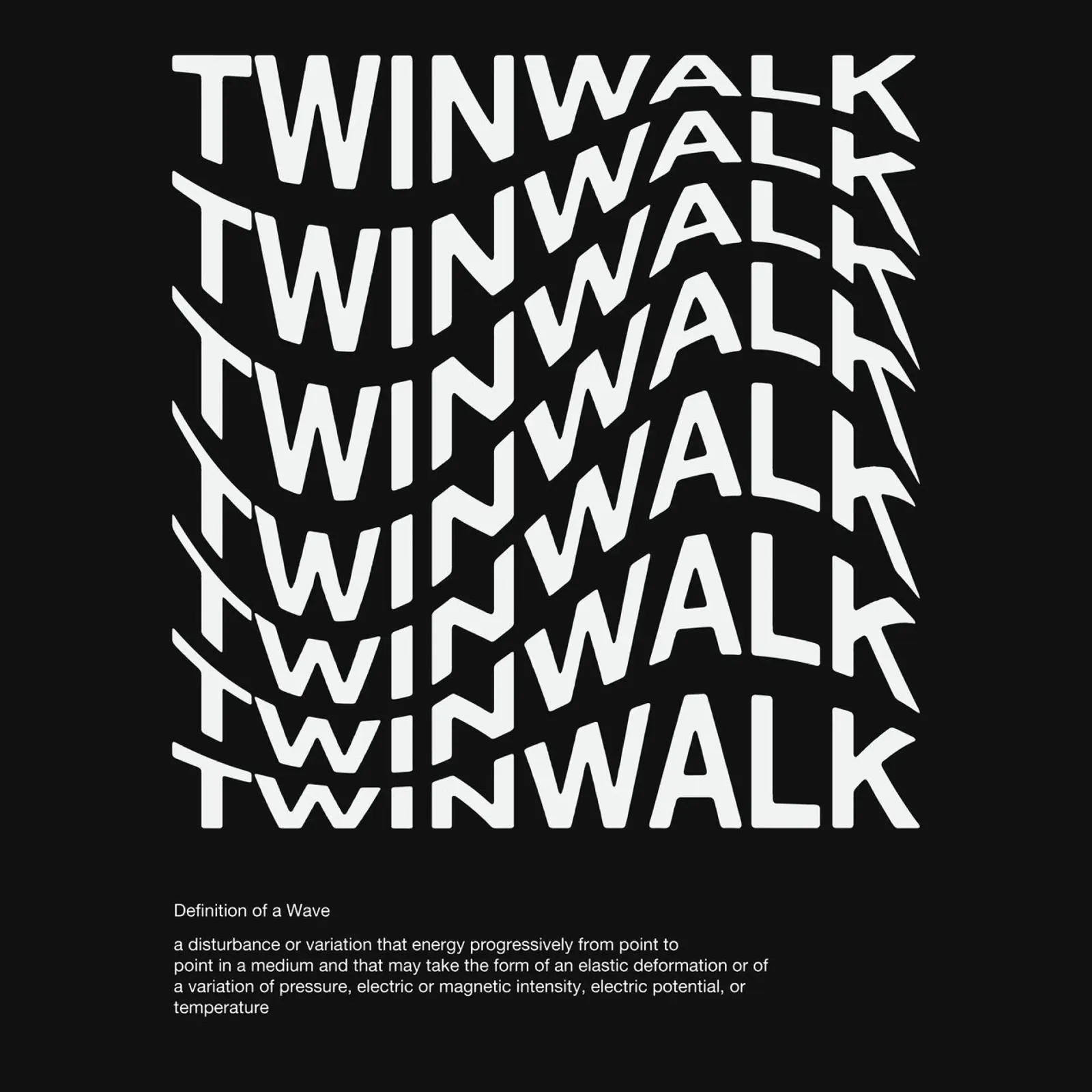Twinwalk text style pellicola backlit da TwinWalk