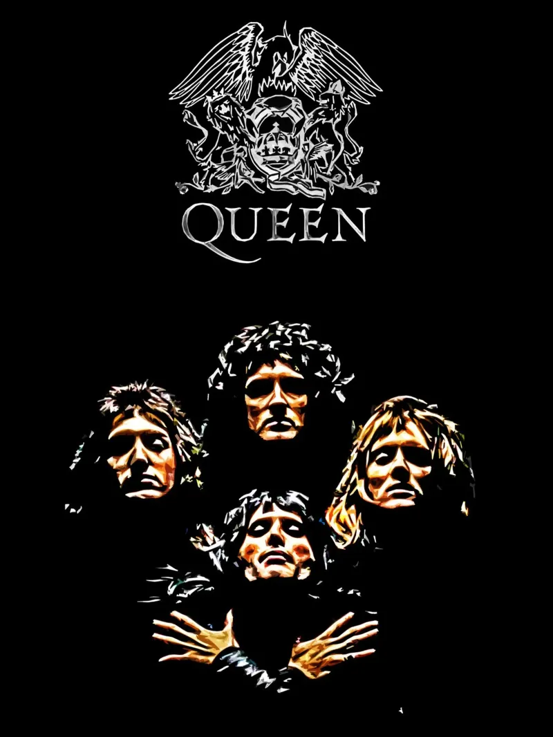 vintage queen band backlit film by music soul