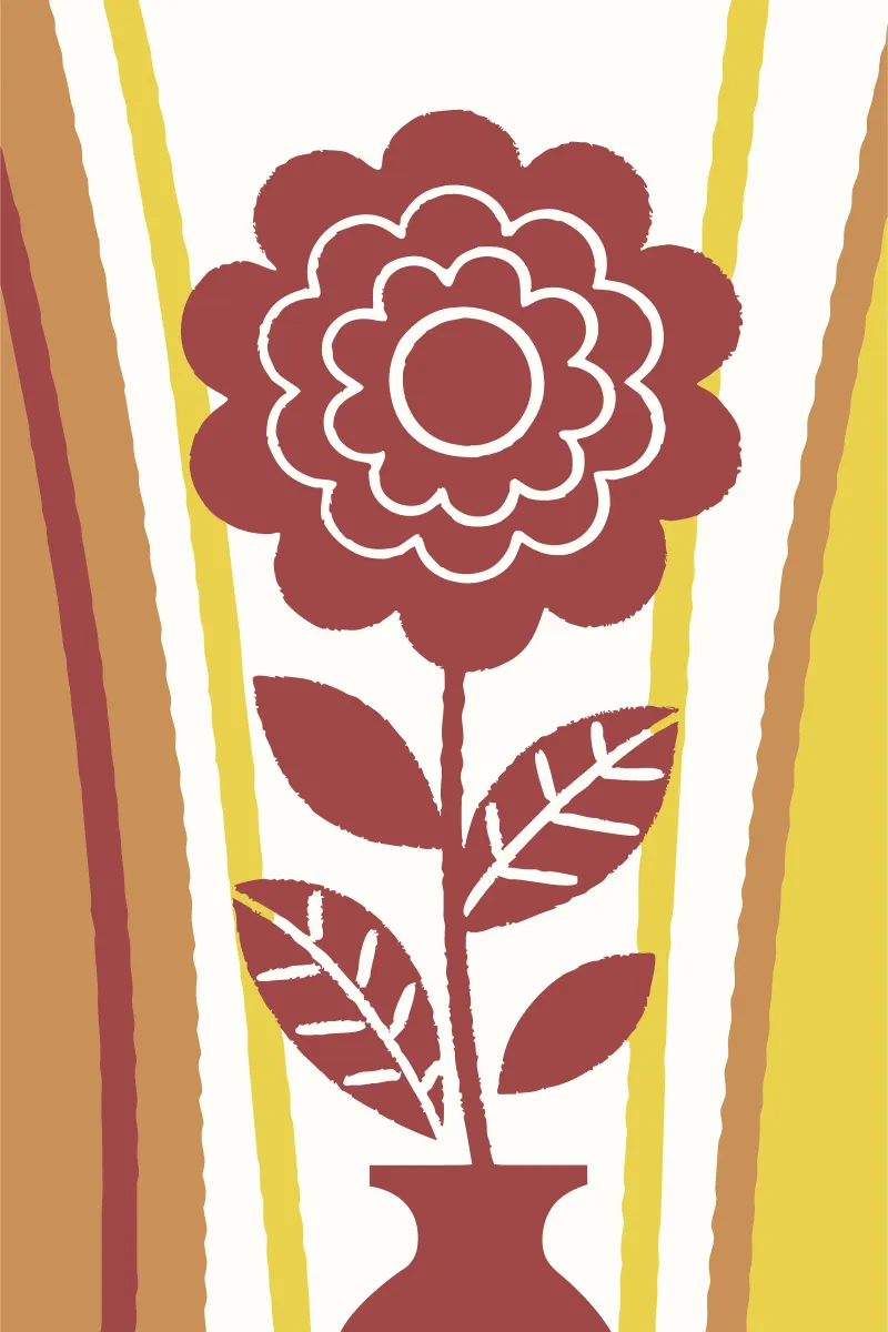 Fiori belli tela con Cornice a cassetta da TRENDY POSTER SHOP