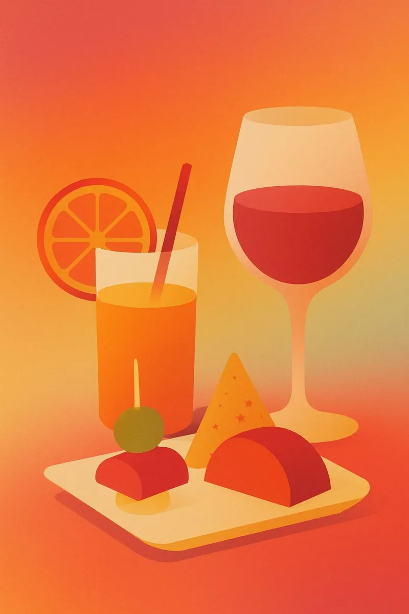 APÉRO TIME - L'arte di vivere a colori pellicola backlit da Boissons - Affiches & posters - Retro