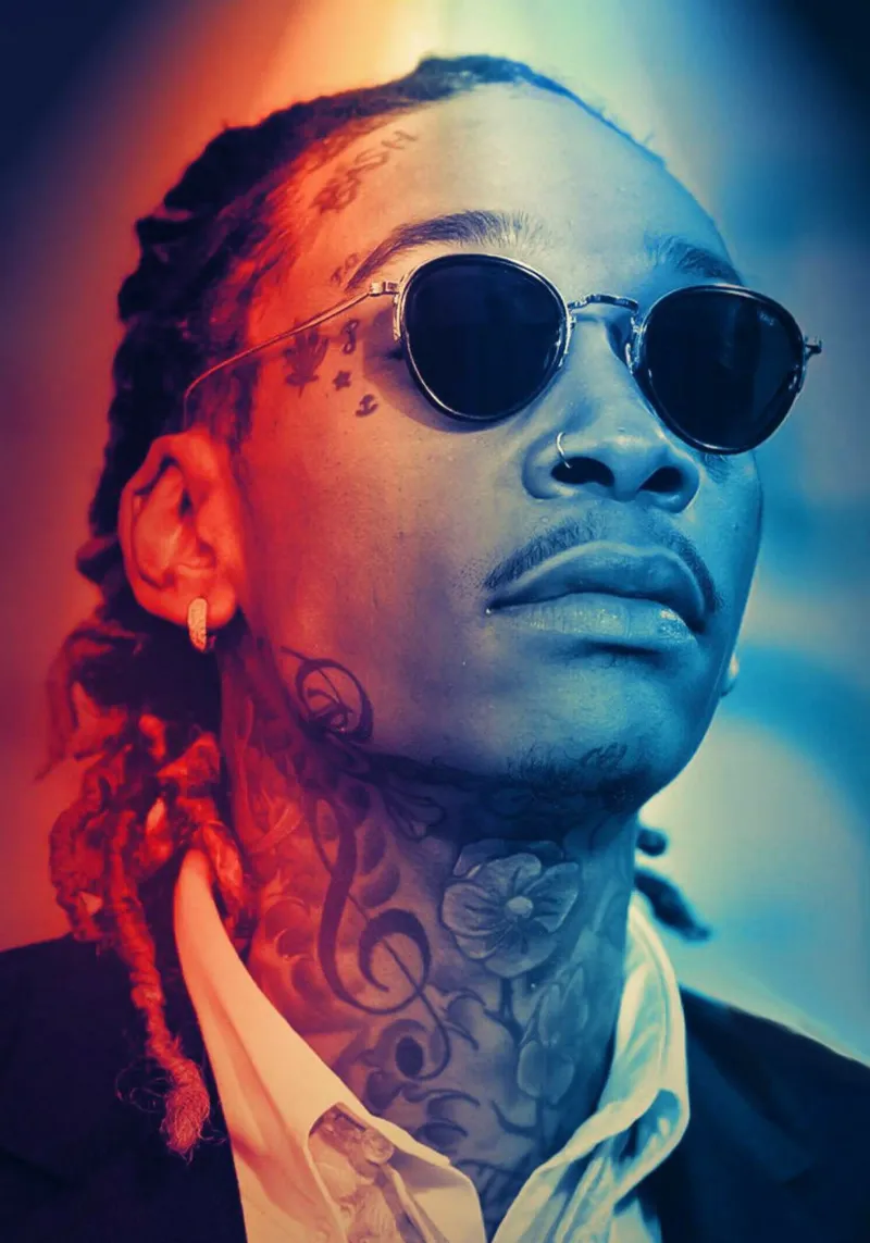 Wiz Khalifa pellicola backlit da Lembayung art