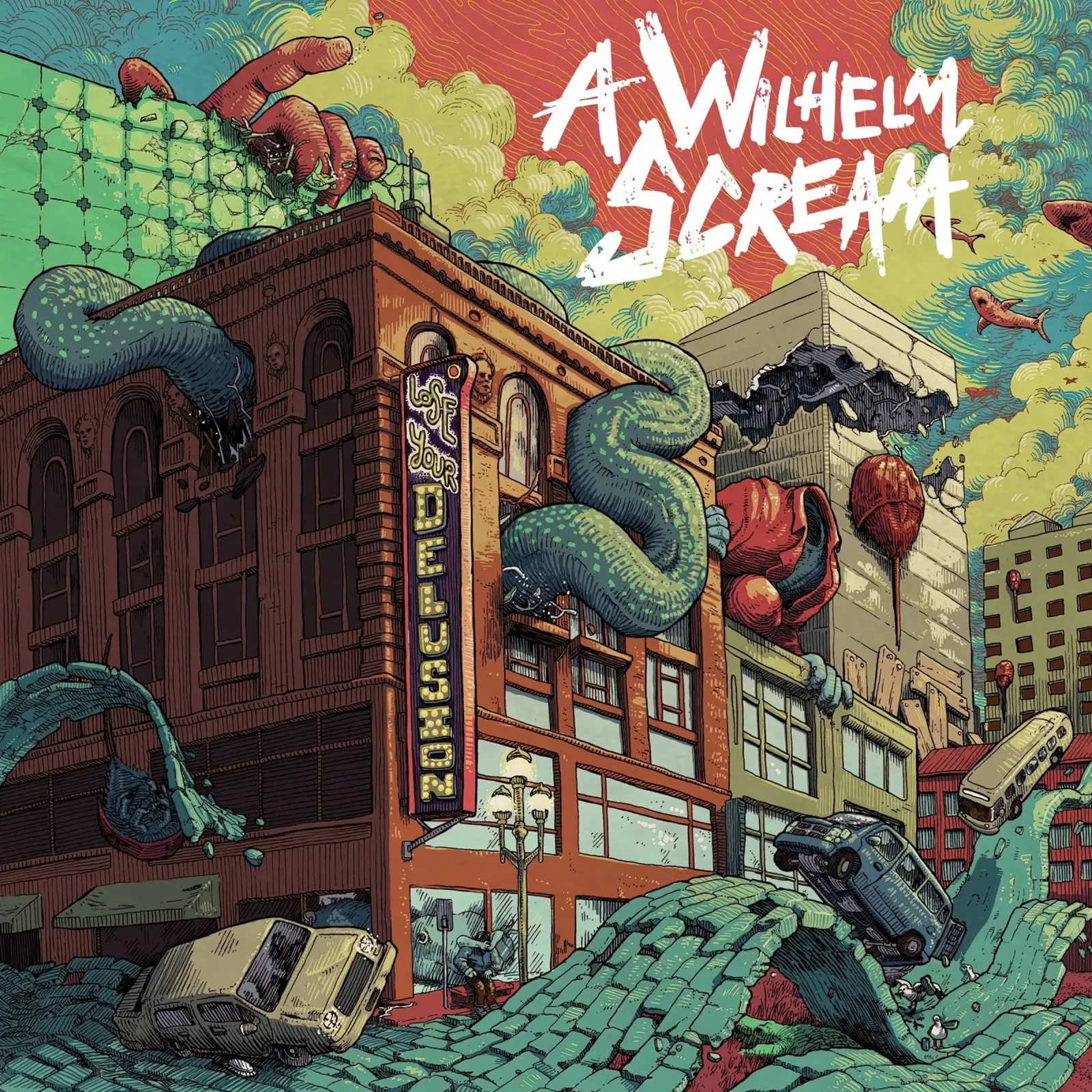 le nouveau A Wilhelm Scream poster avec cadre en plastique de martina