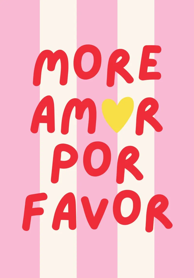 More Amor per Favor hahnemühle by HummelBär