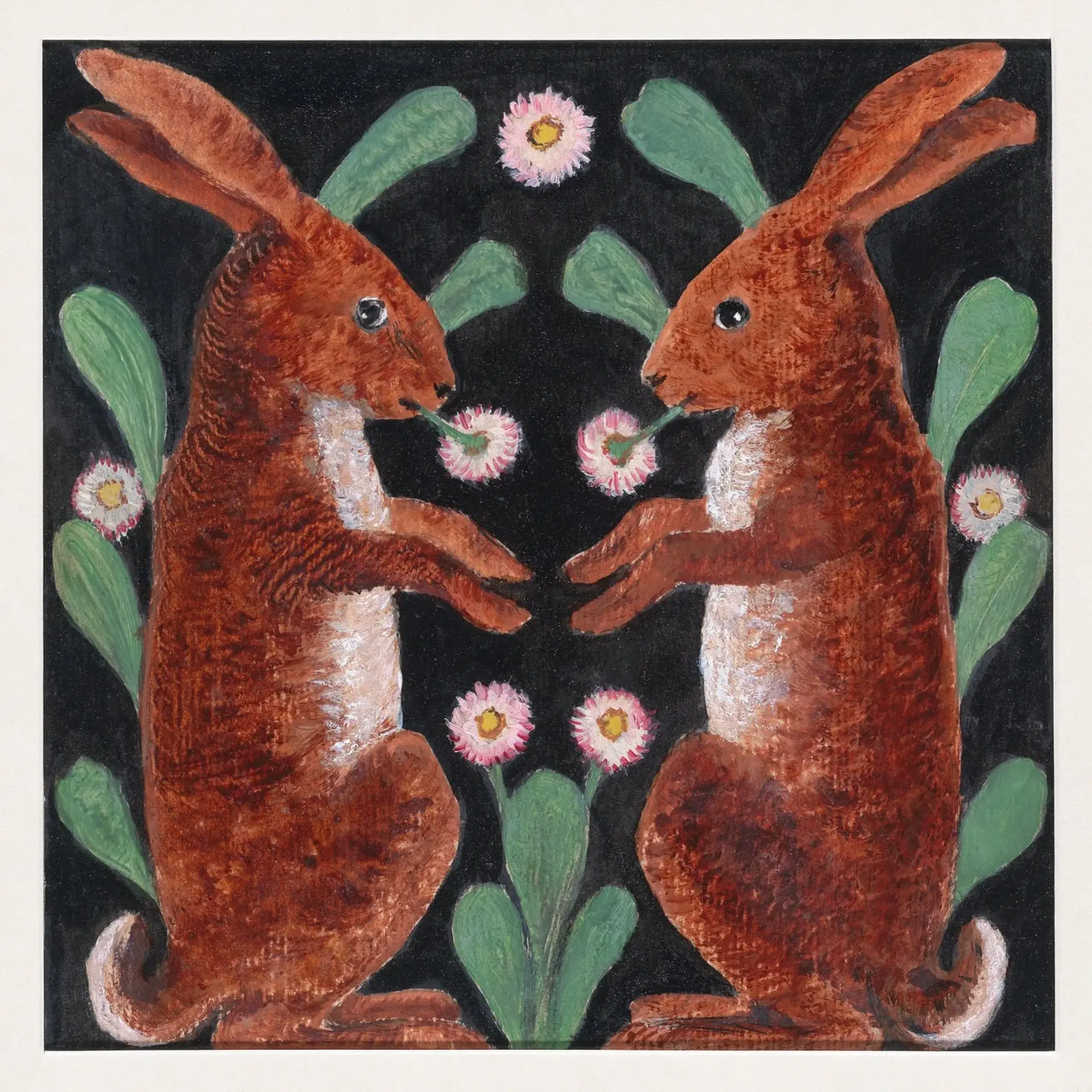 Two Hares pellicola backlit da vintageshop