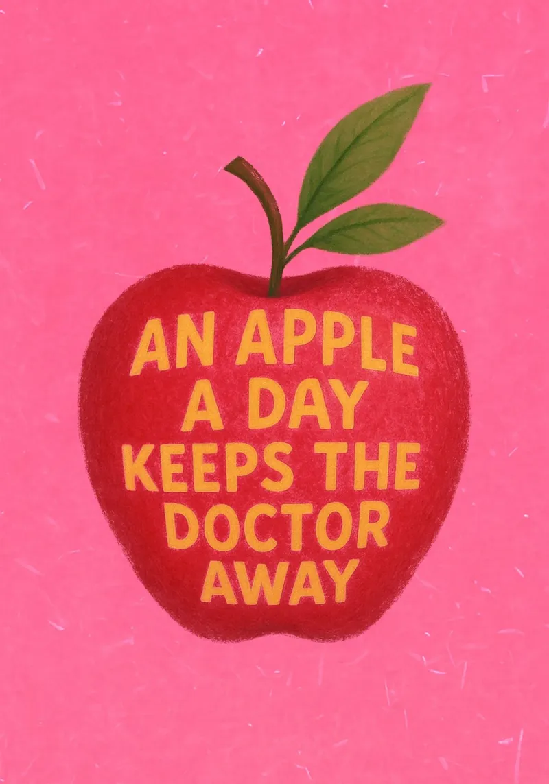 An Apple a Day canvas with Floater frame by Attaboy Dsgn