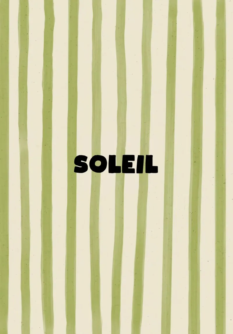 Soleil Typography carta hahnemühle da Attaboy Dsgn