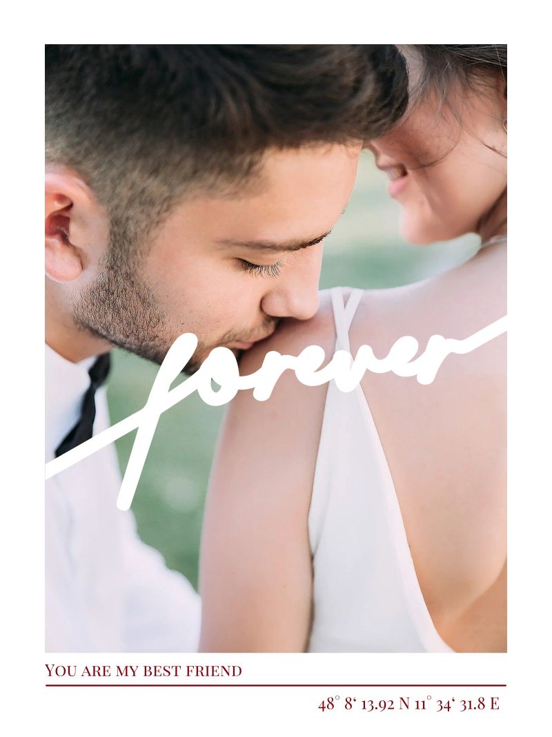 Forever Poster von Kartenliebe
