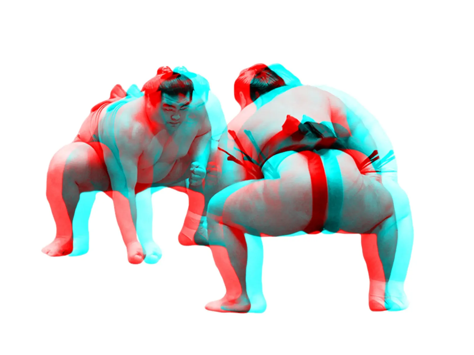 3D Sumo Wrestlers pellicola backlit da MsGonzalez