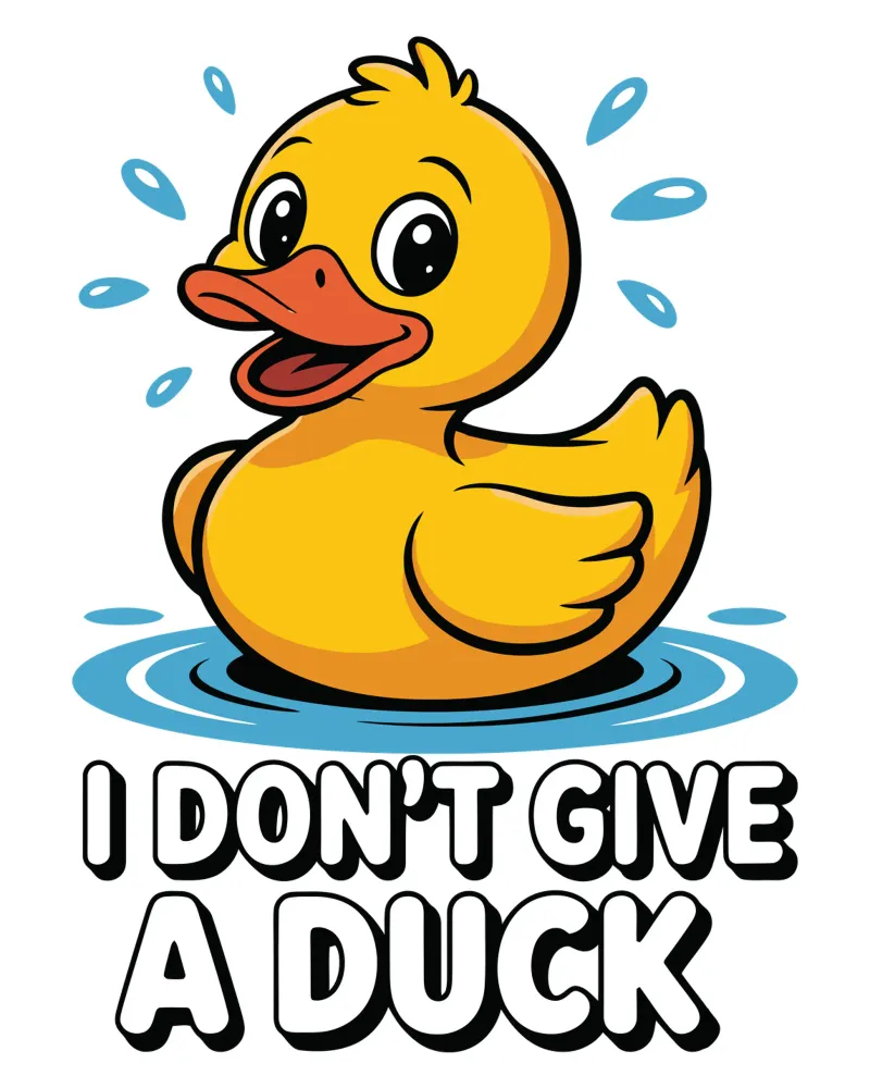 I DON'T GIVE A DUCK pannello forex da edsonramosart