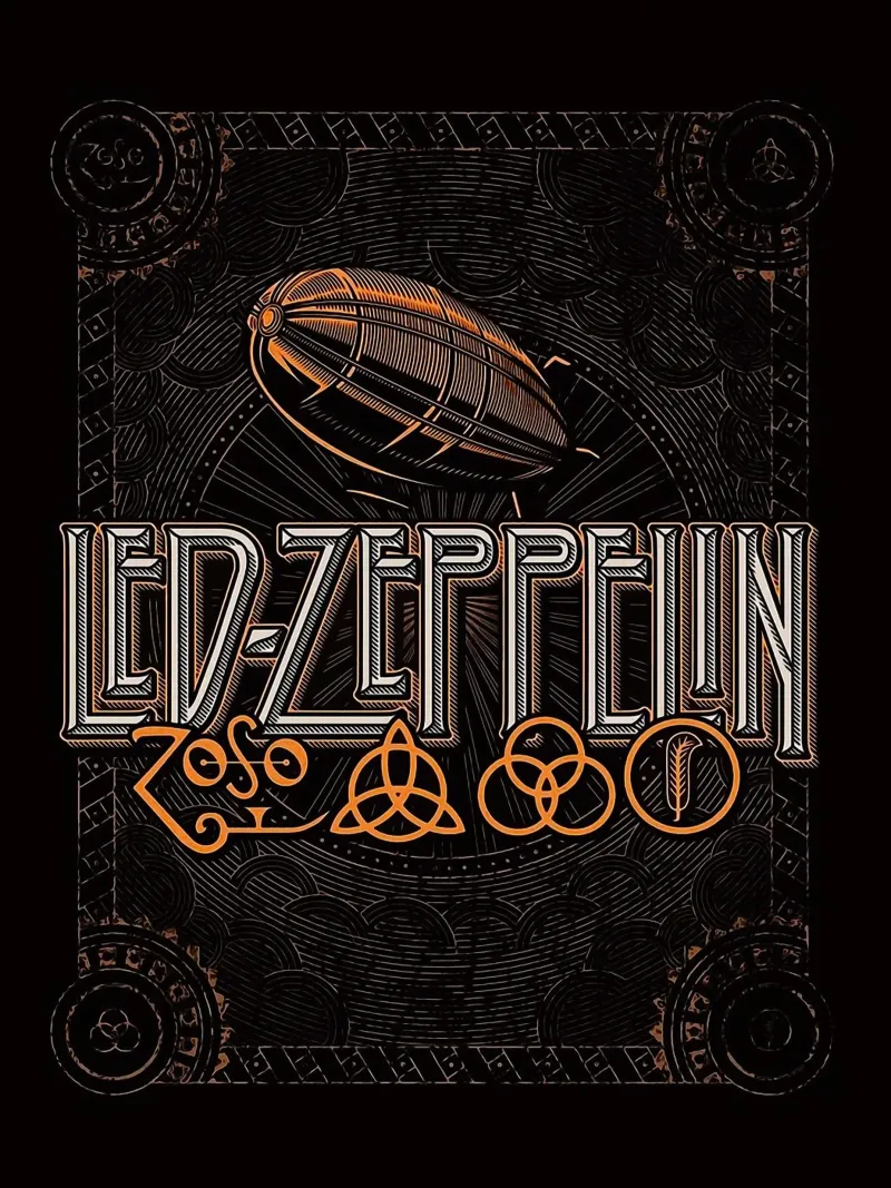 Art du groupe Led Zeppelin hahnemühle de vanhesling