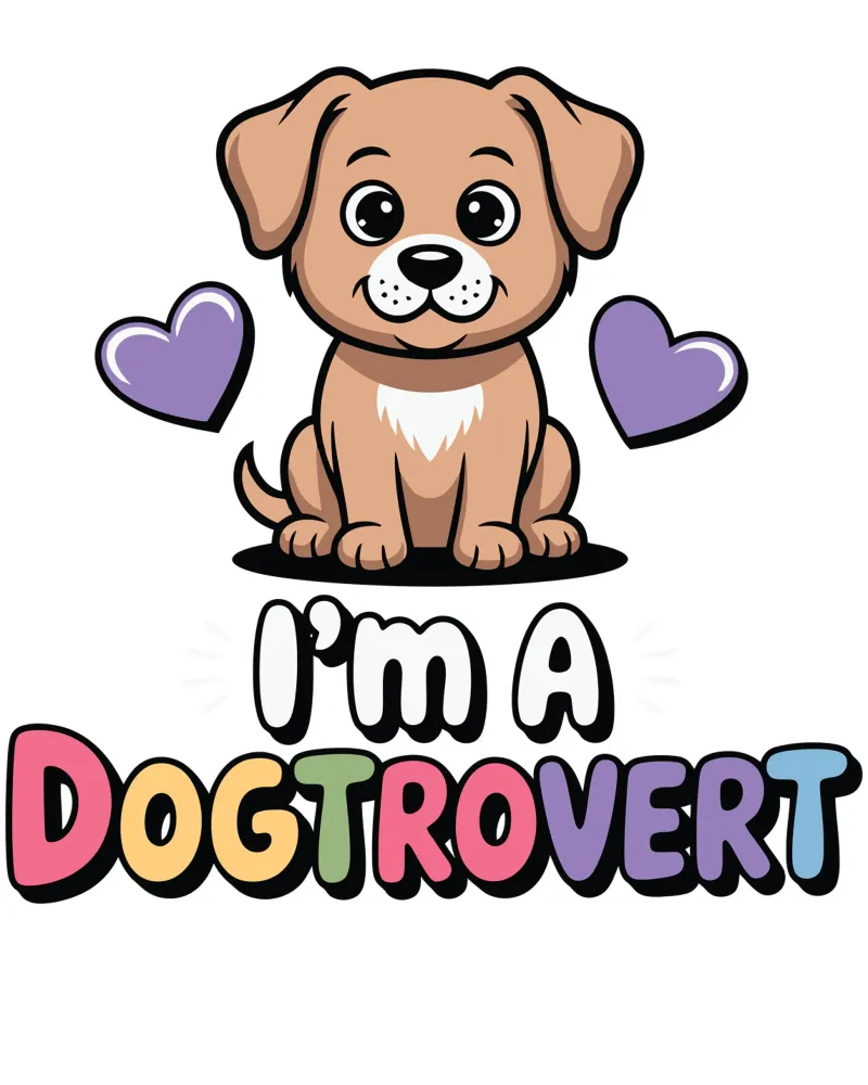 I'm a Dogtrovert alluminio dibond da edsonramosart