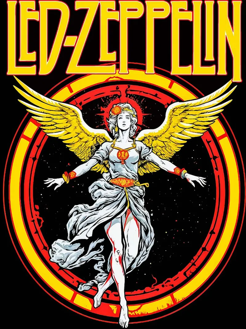 Le groupe Led Zeppelin hahnemühle de vanhesling